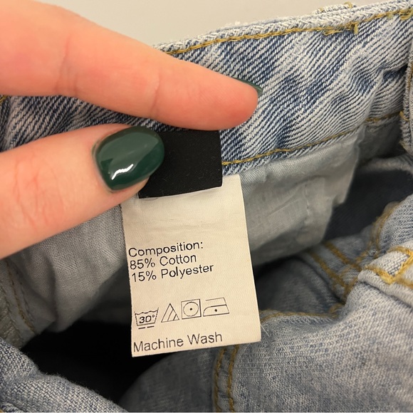 shein light blue jeans - Picture 6 of 7